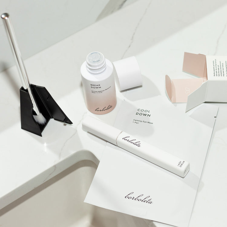 Borboleta Lash Serum, Eyelash Serum for Longer, Thicker, and Fuller Looking Natural Eyelashes, (Full Size, 3 Month Supply)